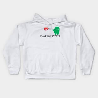 android vs huawei Kids Hoodie